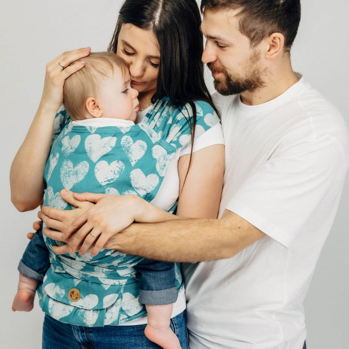 LennyLamb-LennyHybrid Half Buckle Baby Carrier - Lovka Petite Boundless (100% Cotton) - Cloth and Carry