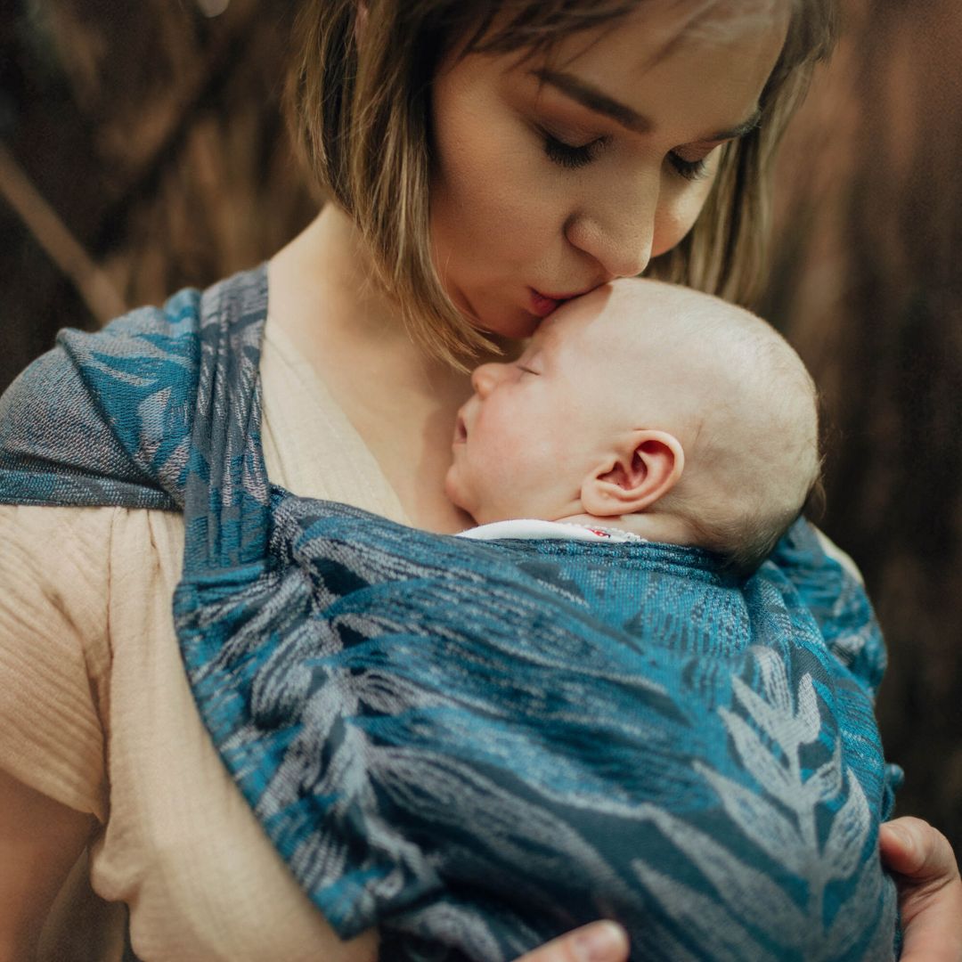 LennyLamb-LennyHybrid Half Buckle Baby Carrier - Rainforest Nocturnal (Cotton/Tencel) *PRE-ORDER* - Cloth and Carry