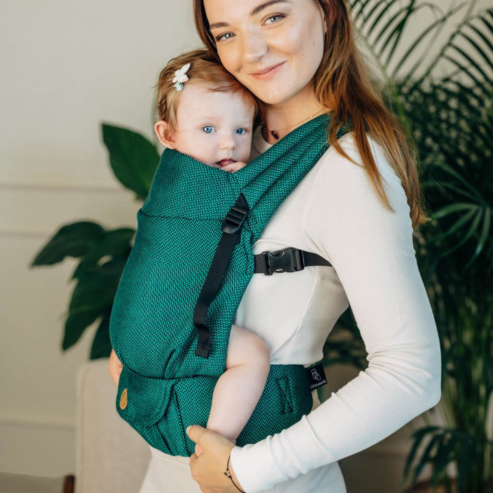 LennyLamb-LennyLight Baby Carrier - Emerald (100% Cotton) - Cloth and Carry