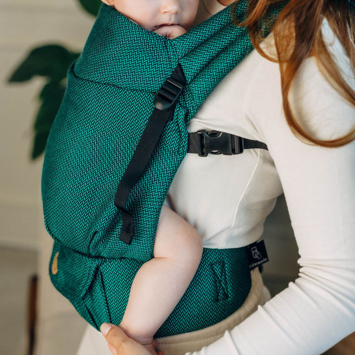 LennyLamb-LennyLight Baby Carrier - Emerald (100% Cotton) - Cloth and Carry