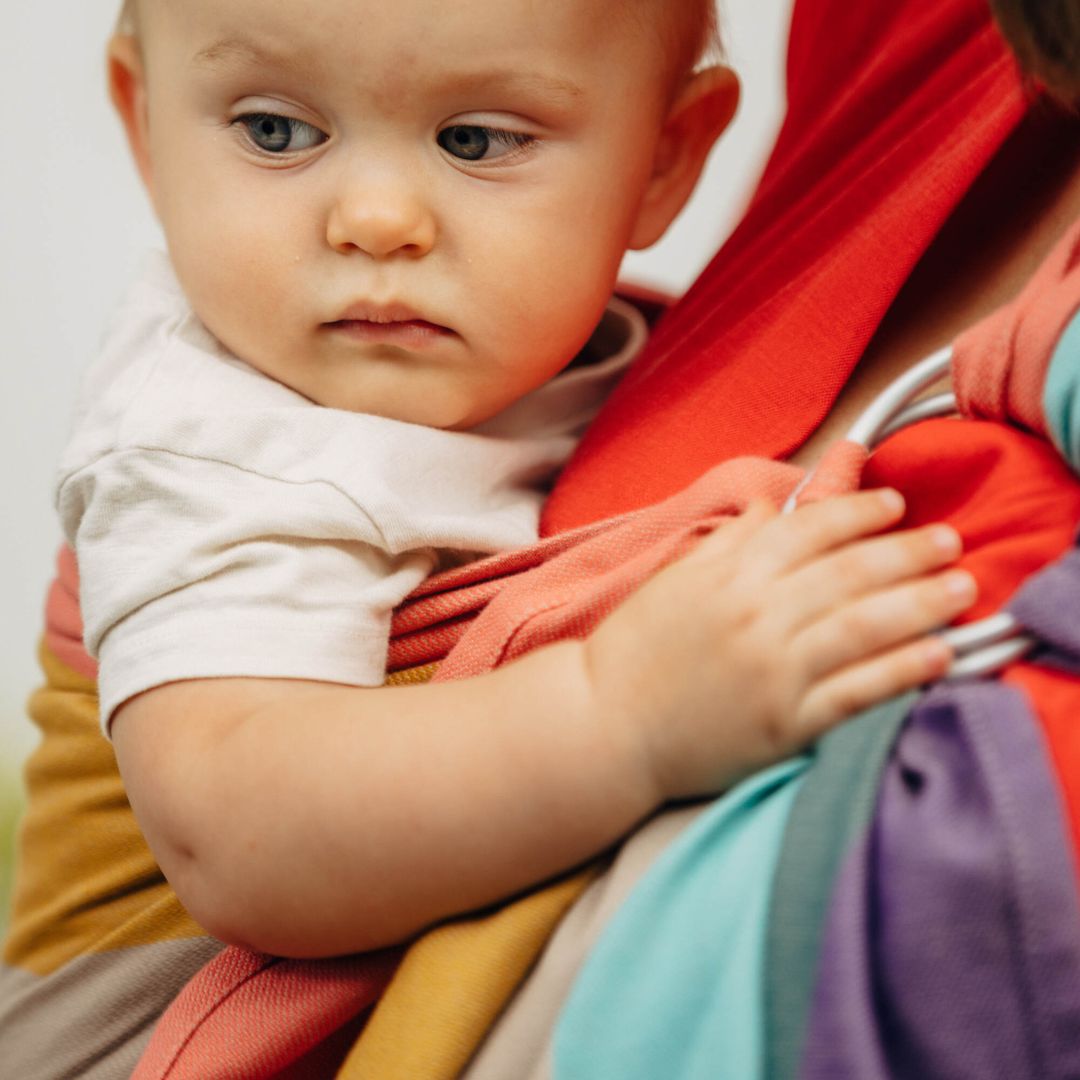 Baby wearing rings on sale