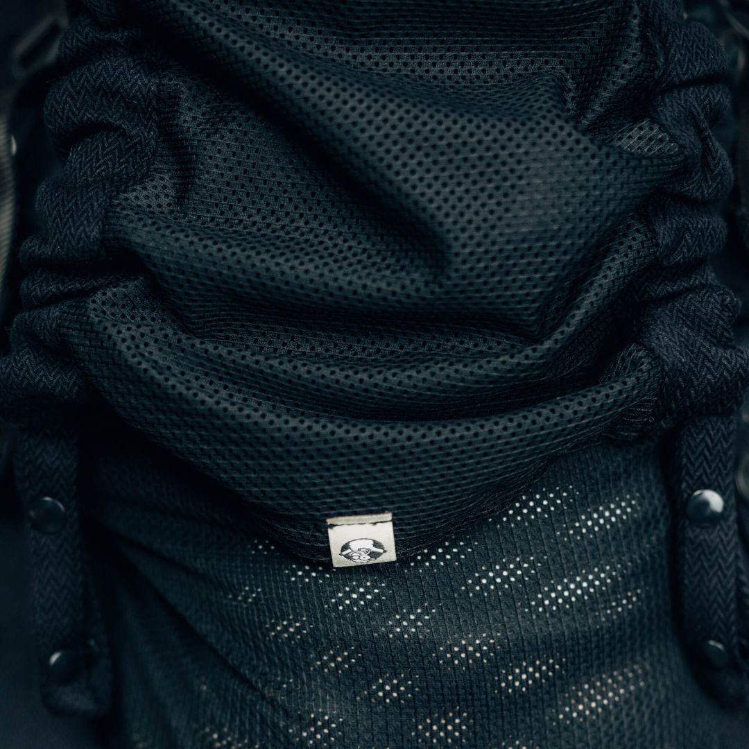 LennyLamb-LennyUpgrade Mesh "My First" Baby Carrier - Little Herringbone Ebony Black - Cloth and Carry