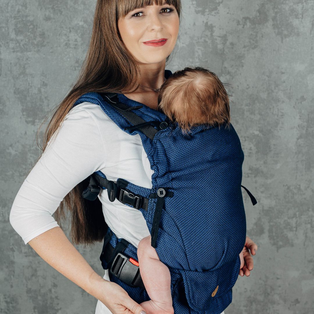 LennyLamb-LennyUpgrade "My First" Baby Carrier - Cobalt - Cloth and Carry