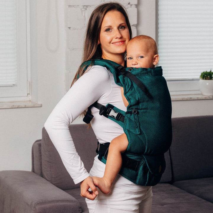 LennyLamb-LennyUpgrade "My First" Baby Carrier - Emerald - Cloth and Carry