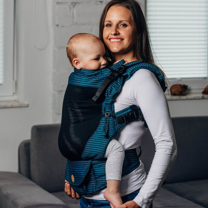 LennyLamb-LennyUpgrade Mesh "My First" Baby Carrier - Tanzanite - Cloth and Carry