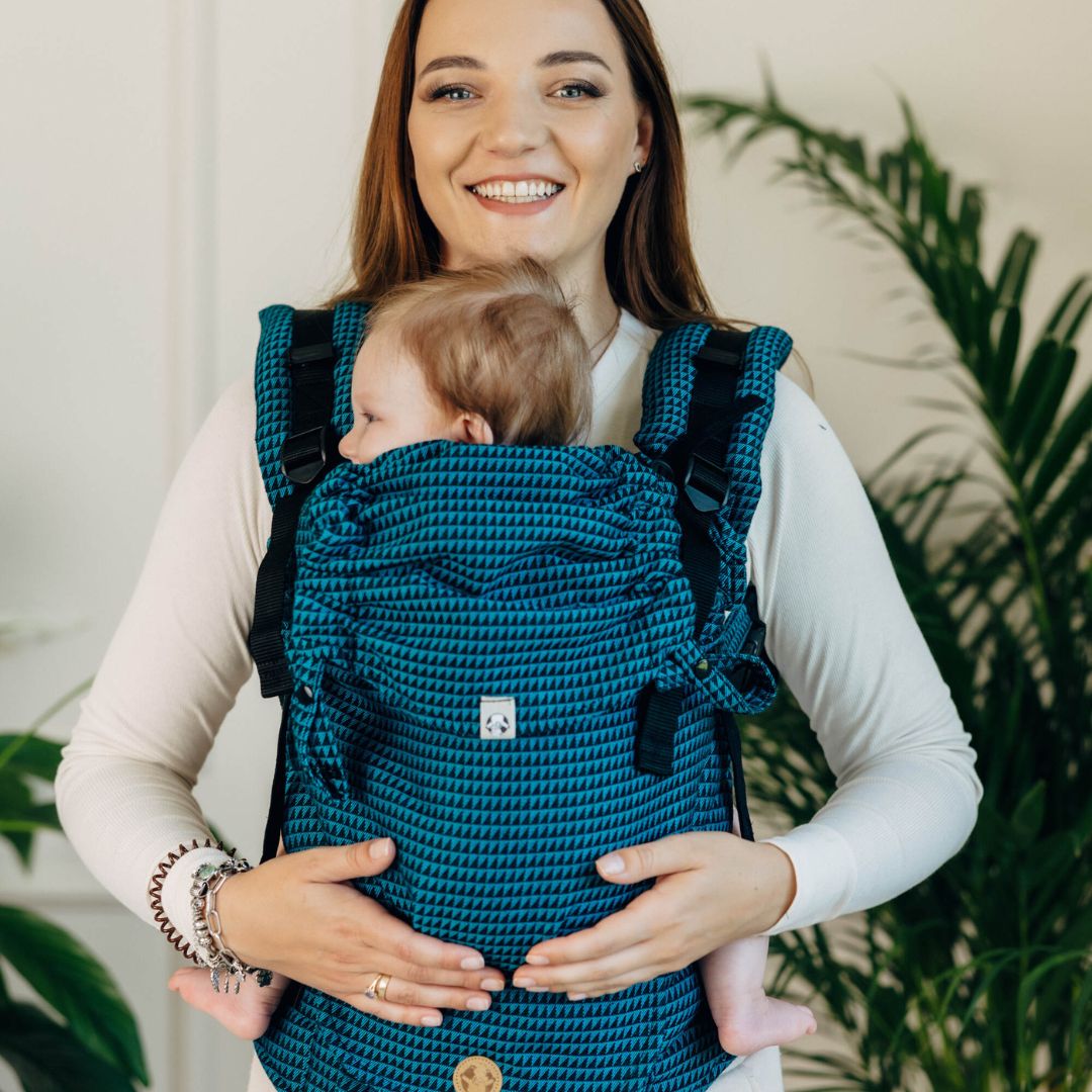 LennyLamb-LennyUpgrade "My First" Baby Carrier - Tanzanite - Cloth and Carry