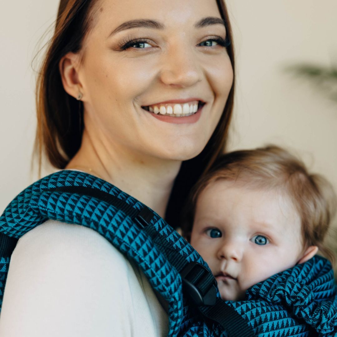 LennyLamb-LennyUpgrade "My First" Baby Carrier - Tanzanite - Cloth and Carry