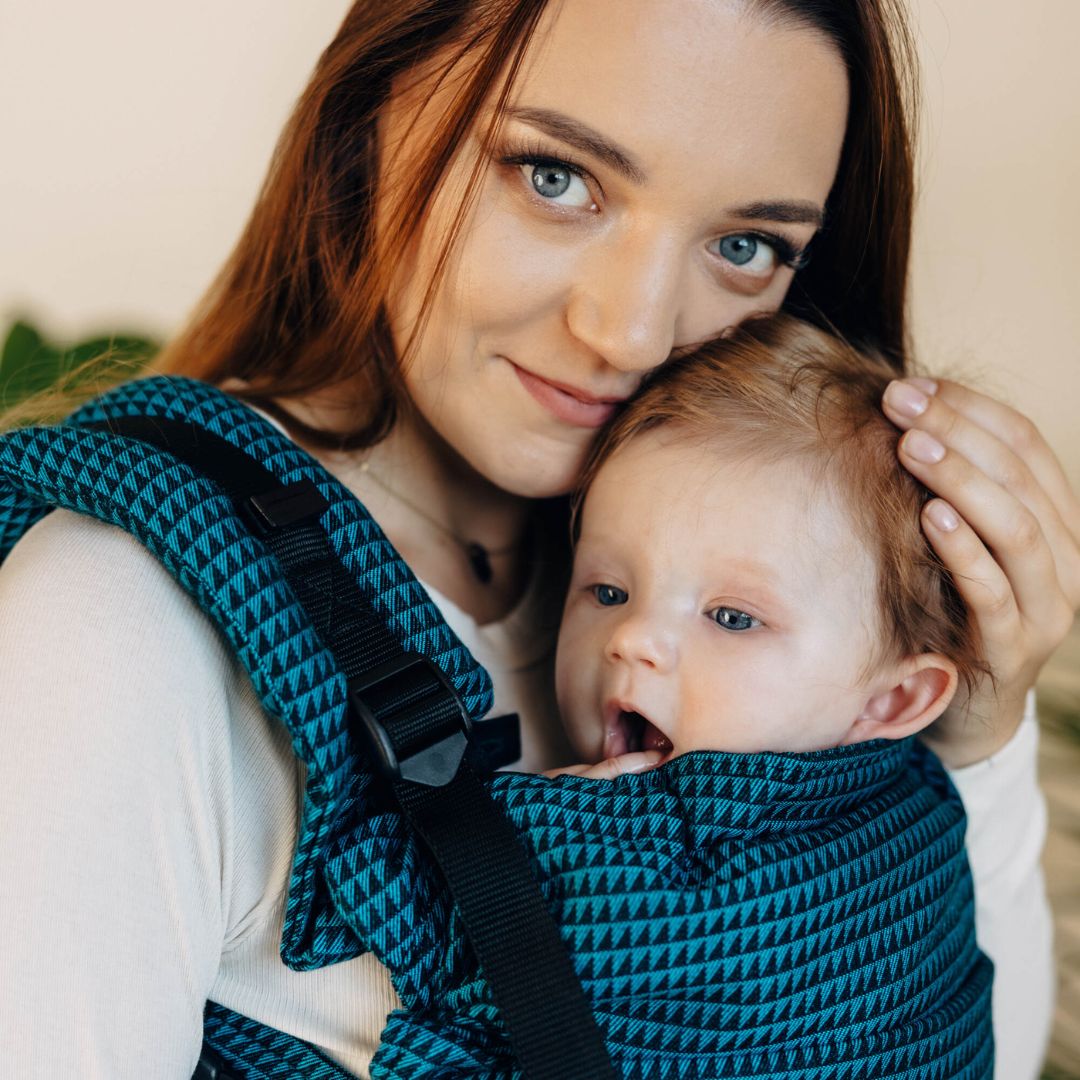 LennyLamb-LennyUpgrade "My First" Baby Carrier - Tanzanite - Cloth and Carry