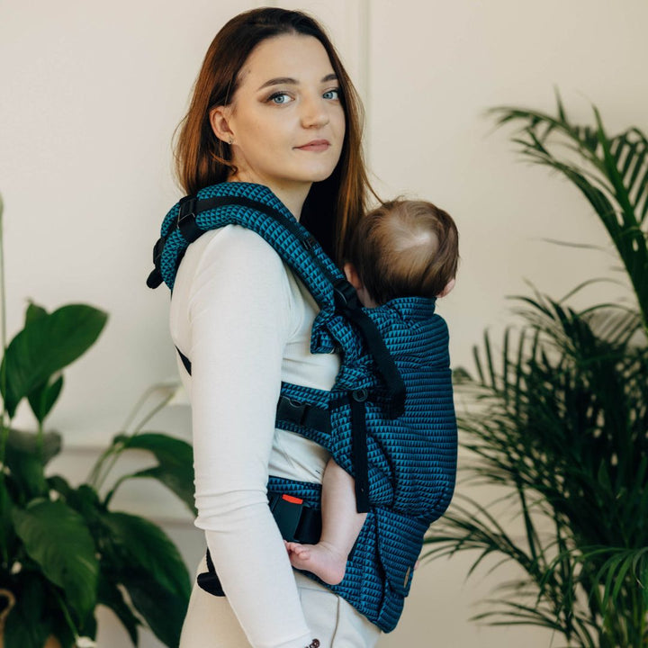 LennyLamb-LennyUpgrade "My First" Baby Carrier - Tanzanite - Cloth and Carry