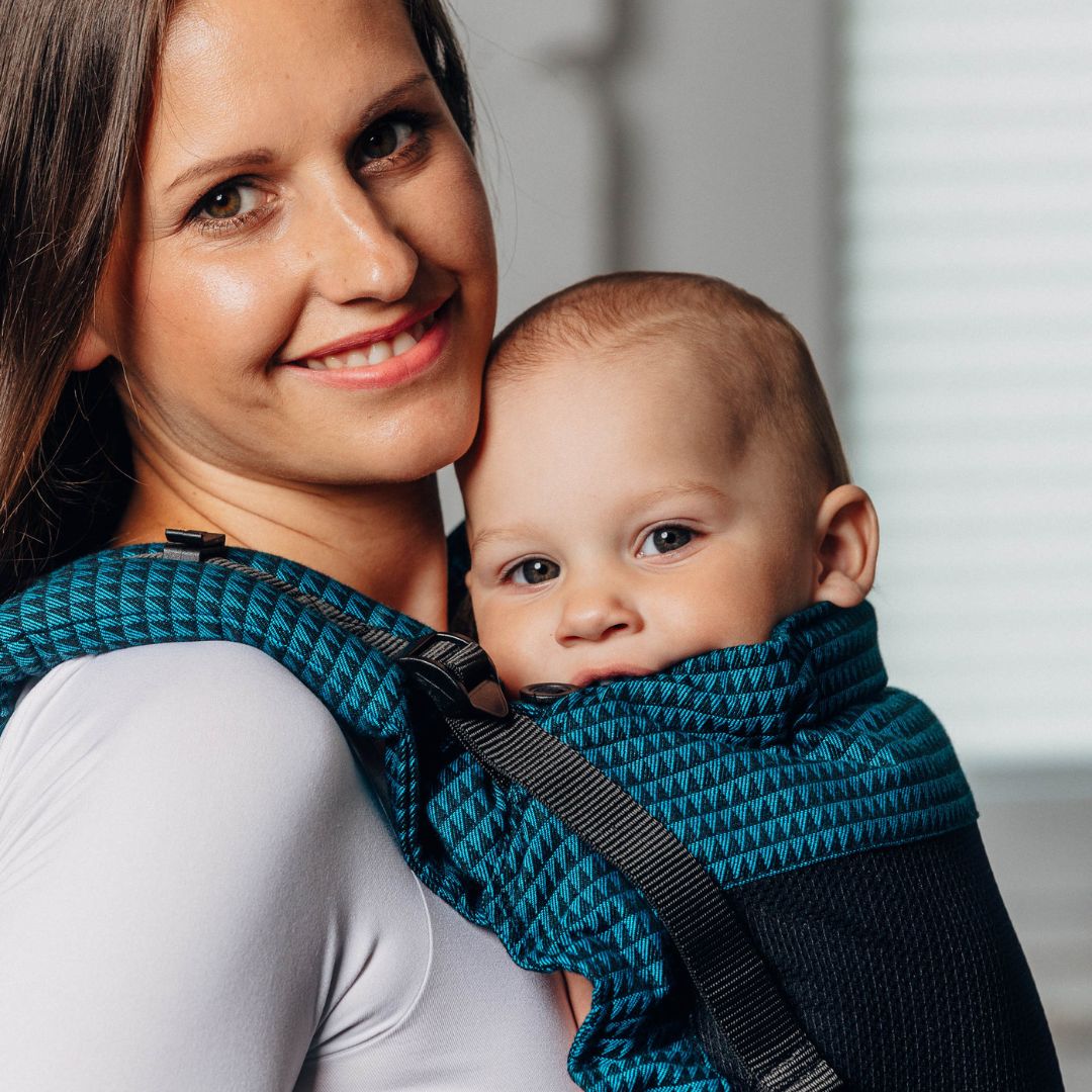 LennyLamb-LennyUpgrade Mesh "My First" Baby Carrier - Tanzanite - Cloth and Carry