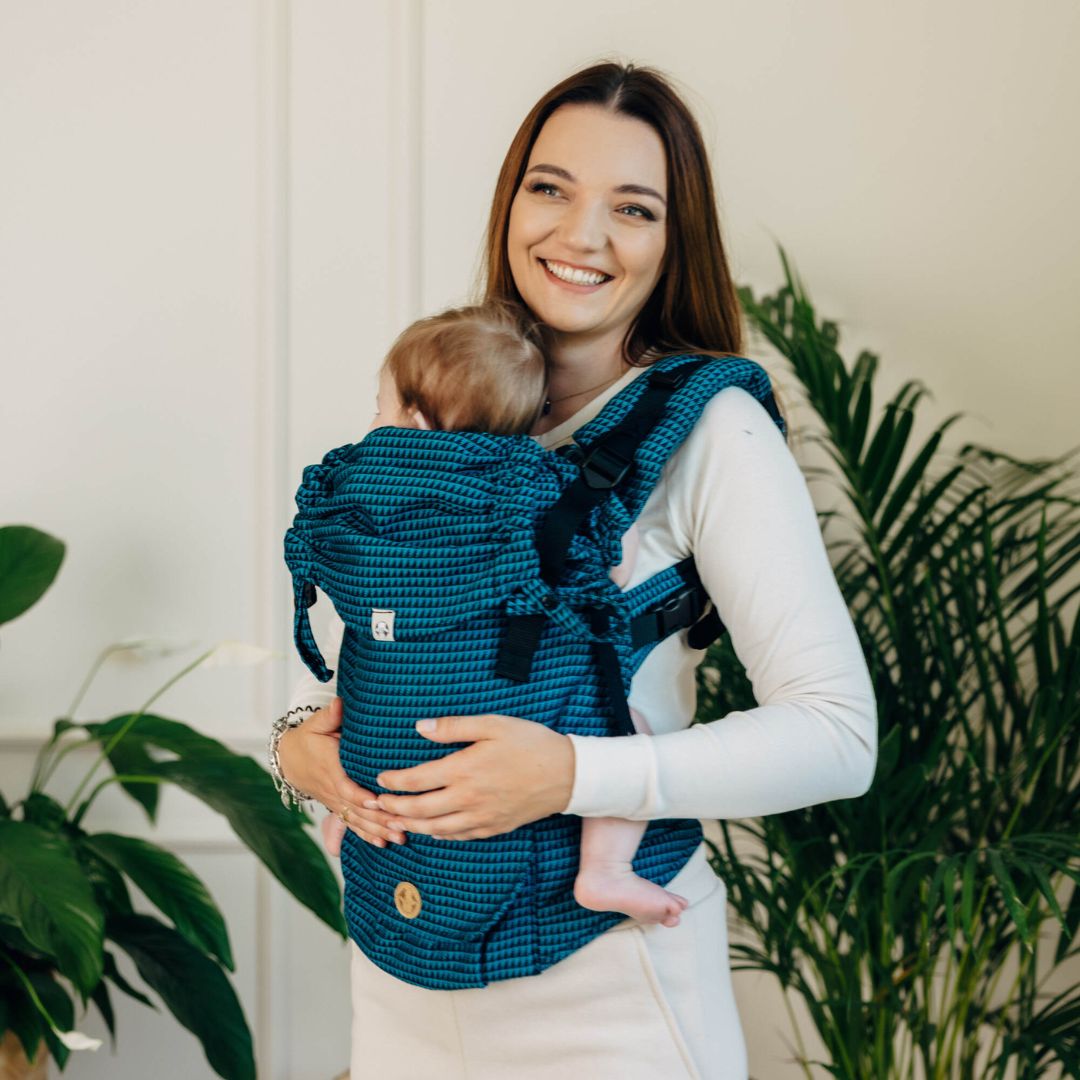 LennyLamb-LennyUpgrade "My First" Baby Carrier - Tanzanite - Cloth and Carry