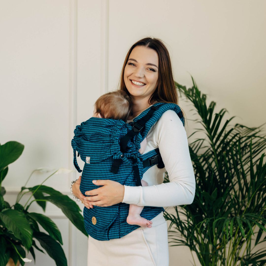 LennyLamb-LennyUpgrade "My First" Baby Carrier - Tanzanite - Cloth and Carry