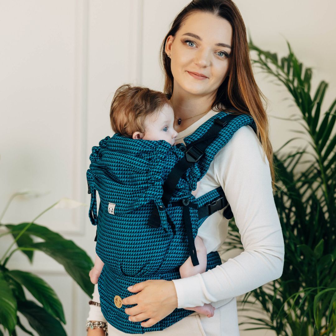 LennyLamb-LennyUpgrade "My First" Baby Carrier - Tanzanite - Cloth and Carry