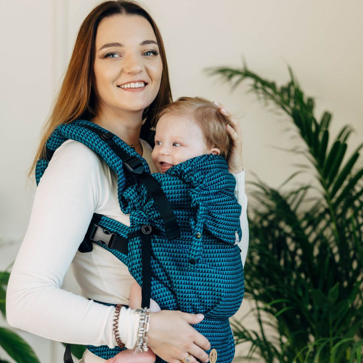 LennyLamb-LennyUpgrade "My First" Baby Carrier - Tanzanite - Cloth and Carry