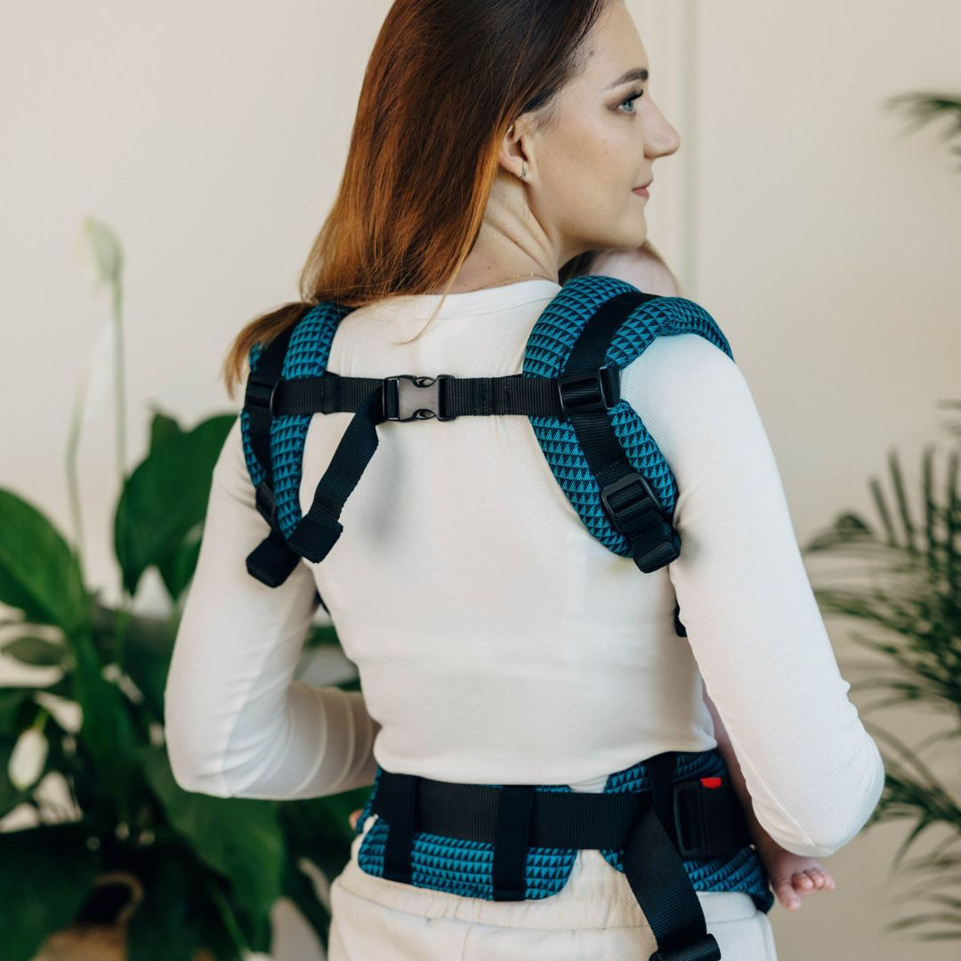 LennyLamb-LennyUpgrade "My First" Baby Carrier - Tanzanite - Cloth and Carry