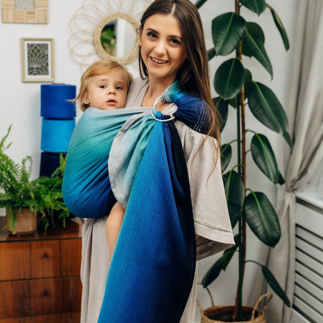 LennyLamb-LennyLamb Ring Sling - Airglow (100% Cotton) - Cloth and Carry