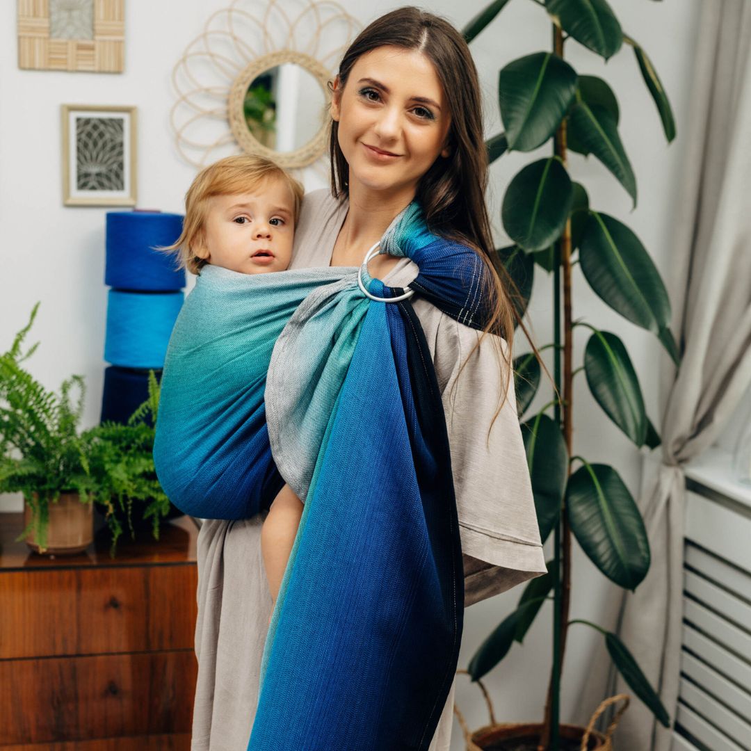 LennyLamb-LennyLamb Ring Sling - Airglow (100% Cotton) - Cloth and Carry