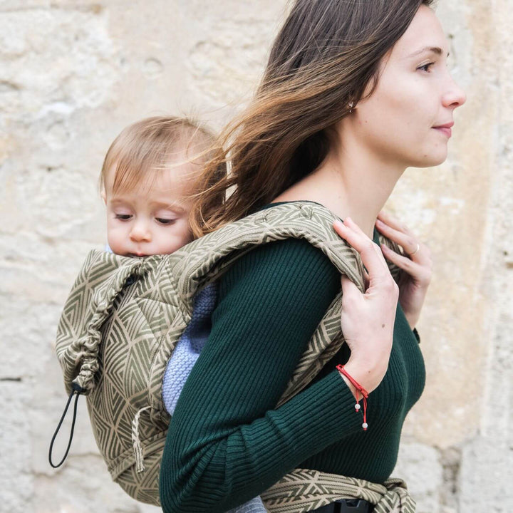 Neko Slings Half Buckle Carrier - Cedar - Baby Size