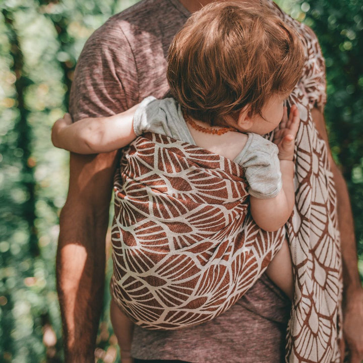 Neko Slings-Neko Slings - Woven Ring Sling - Mocha (Linen) - Cloth and Carry