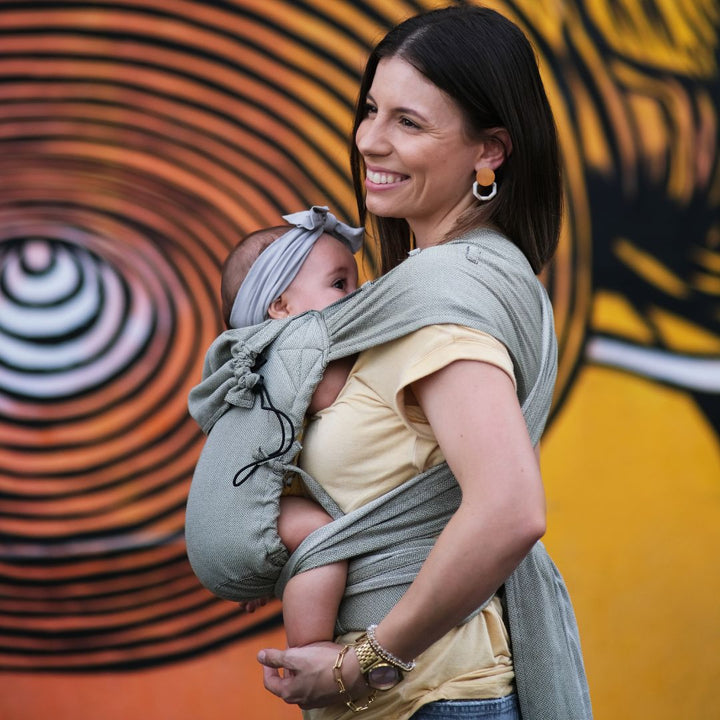 Neko Slings-NekoTai Meh Dai Carrier - Moss - Baby Size - Cloth and Carry