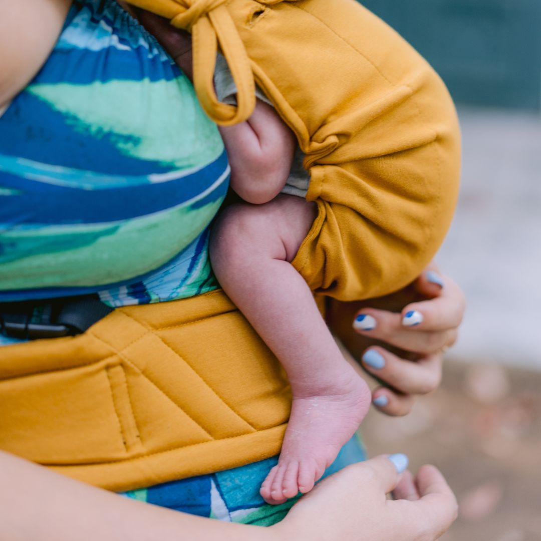 Neko Slings-Neko Tiny Hybrid Newborn / Preemie Baby Carrier - Chai Tea - Cloth and Carry