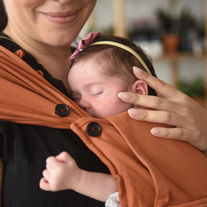 Neko Slings-Neko Tiny Hybrid Newborn / Preemie Baby Carrier - Cinnamon - Cloth and Carry