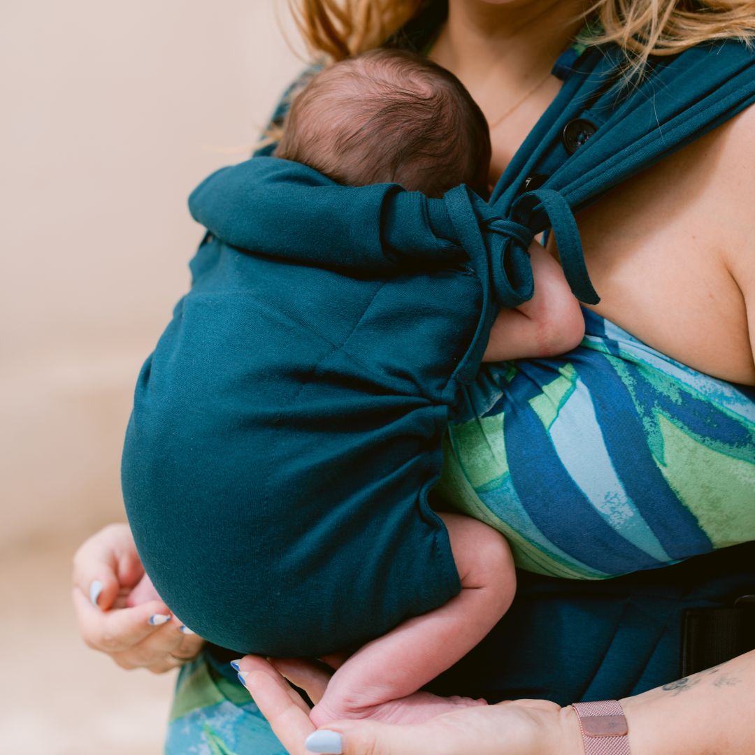 Neko Slings-Neko Tiny Hybrid Newborn / Preemie Baby Carrier - Evergreen - Cloth and Carry
