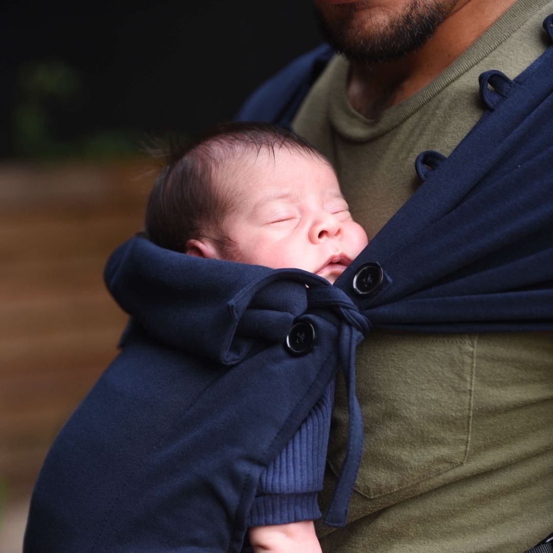 Neko Slings-Neko Tiny Hybrid Newborn / Preemie Baby Carrier - Navy - Cloth and Carry