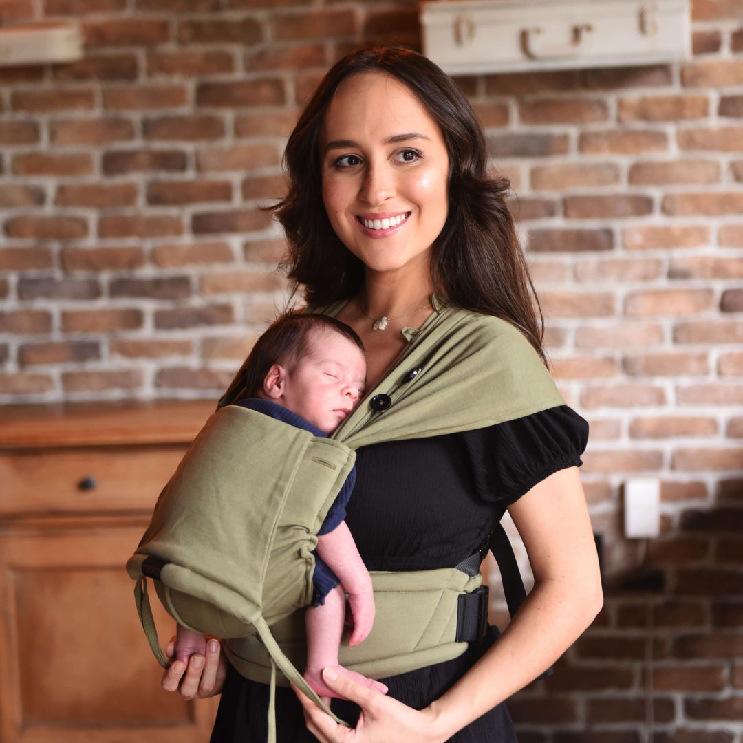 Neko Slings-Neko Tiny Hybrid Newborn / Preemie Baby Carrier - Olive - Cloth and Carry