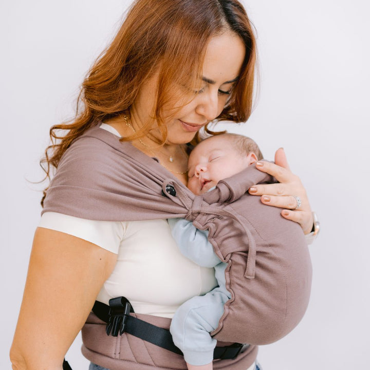 Neko Slings-Neko Tiny Hybrid Newborn / Preemie Baby Carrier - Taupe - Cloth and Carry