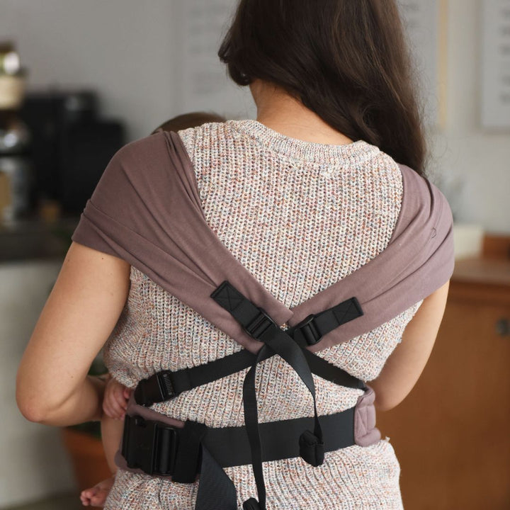 Neko Slings-Neko Tiny Hybrid Newborn / Preemie Baby Carrier - Taupe - Cloth and Carry