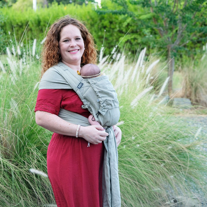 Neko Slings-Neko Baby Half Buckle Carrier - Moss - Cloth and Carry