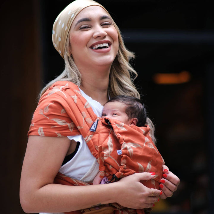 Neko Slings-Neko Slings Half Buckle Carrier - Amber - Baby Size *PRE-ORDER* - Cloth and Carry