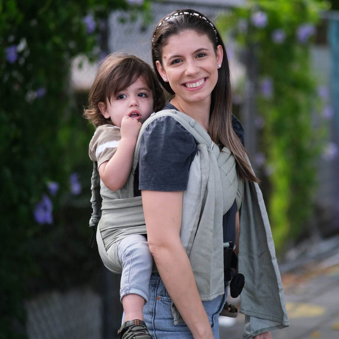 Neko Slings-Neko Toddler Half Buckle Carrier - Moss - Cloth and Carry