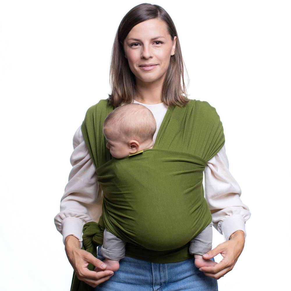 Boba-Serenity Boba Stretchy Wrap - Pesto PREORDER - Cloth & Carry